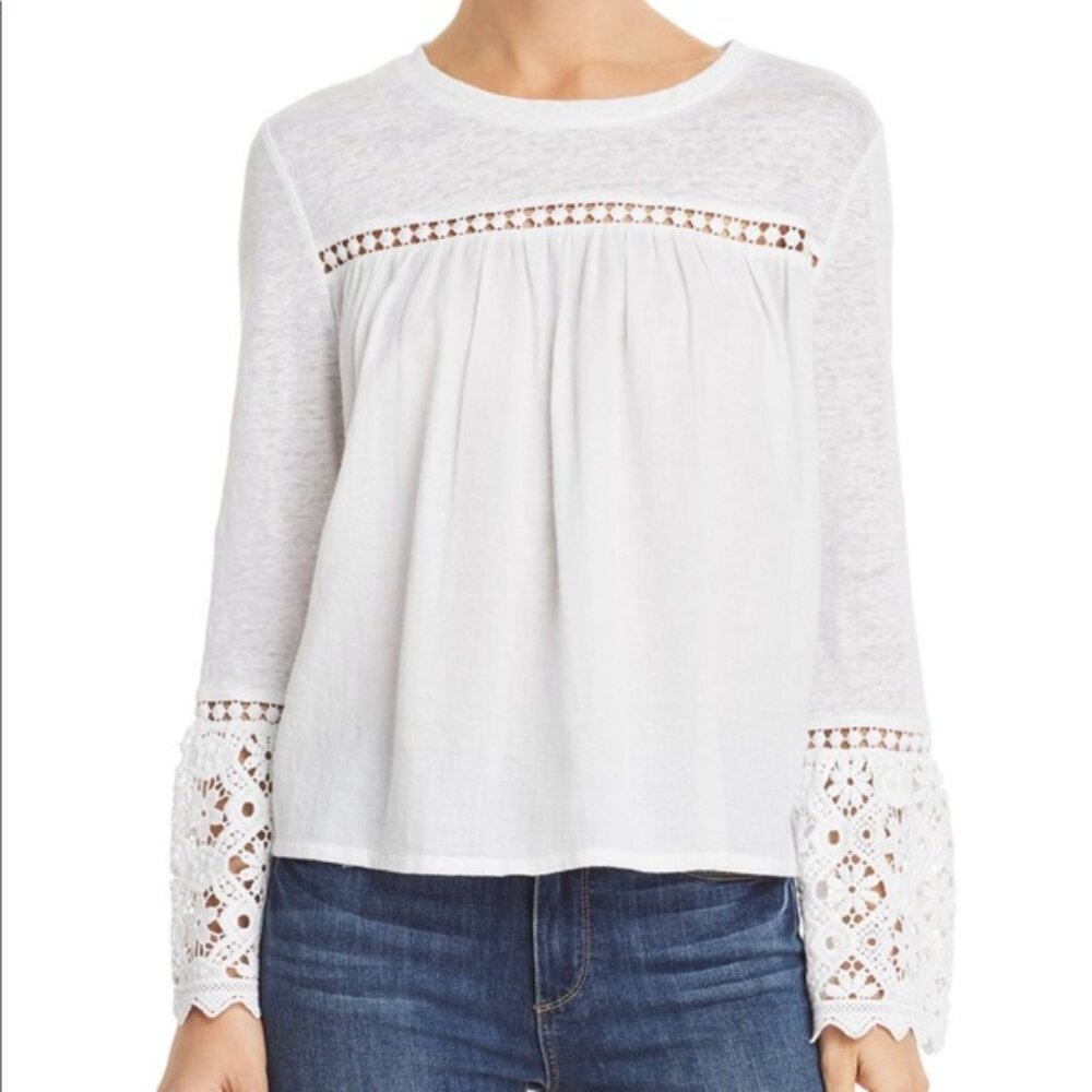 NWOT Generation Love Rachel Lace Trim-Tee